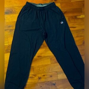CHAMPION SWEATPANTS Navy Blue/ Black Large Comfortable Sweats